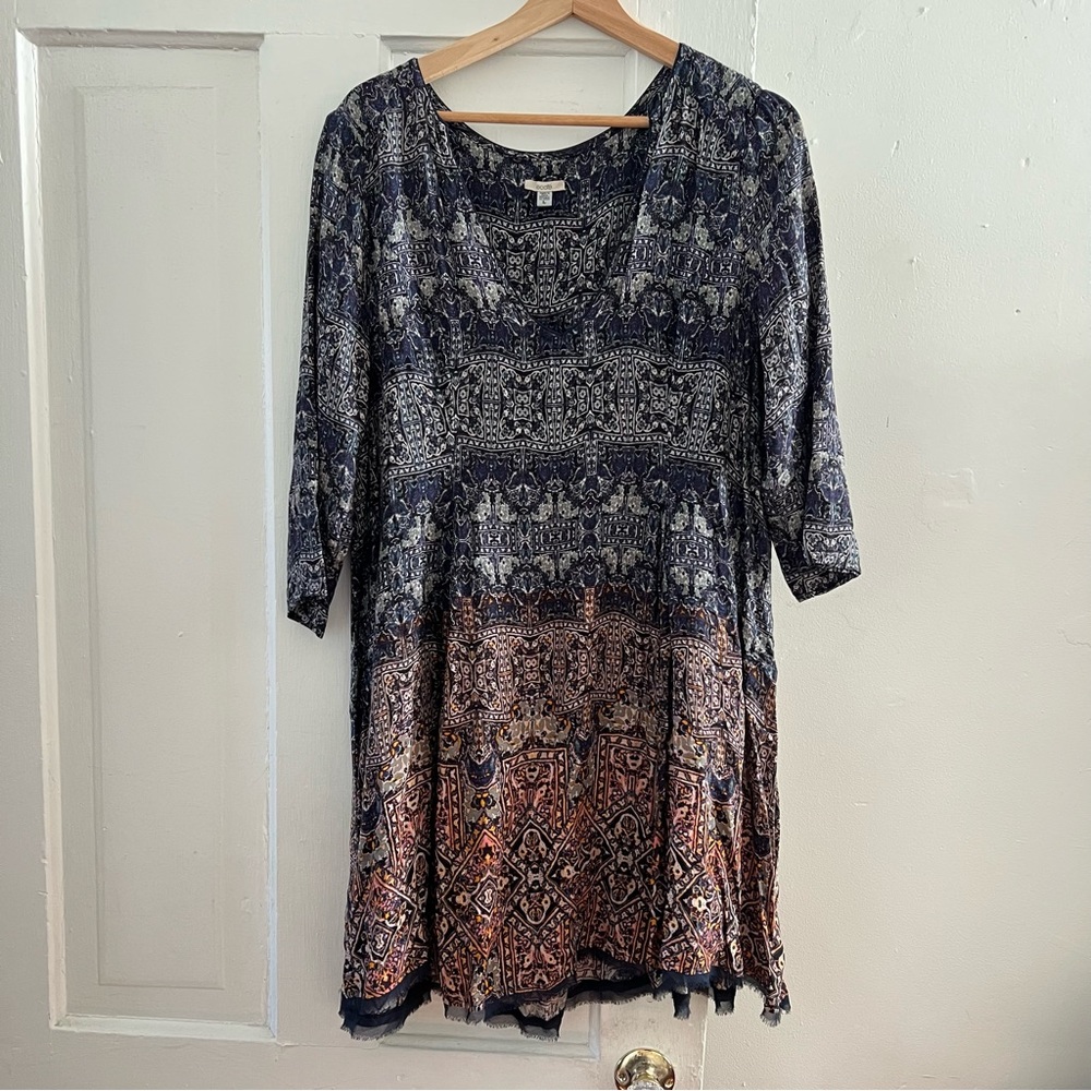 Ecoté Paisley Ombré Babydoll Dress